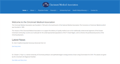 Desktop Screenshot of cincinnatimedicalassociation.net