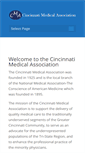 Mobile Screenshot of cincinnatimedicalassociation.net